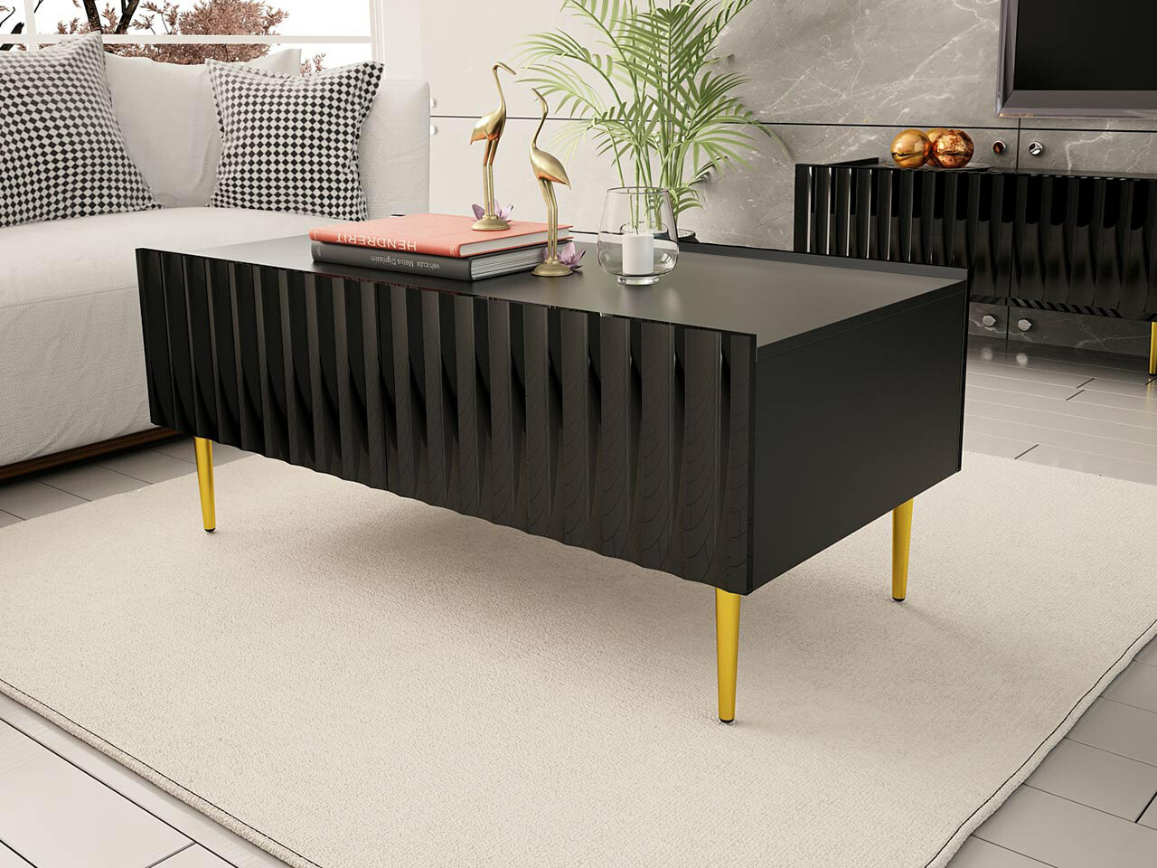 Žurnalinis staliukas 463211 Svetainės baldai Berrybaldai.lt